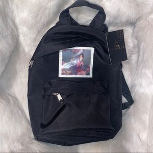 Forever 21 small black princess backpack